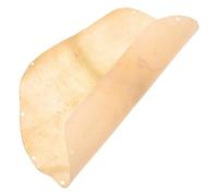 PartyKindom Peau de Tambour Africain en Cuir de Mouton Solide pour Djembé, Remplacement Naturel, pour Percussion Chamanique et Musique Traditionnelle