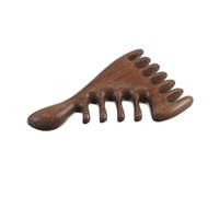 PartyKindom Peigne de Massage Bois de Santal Creux Démêleur pour Cheveux Outil de Soin Portable pour Hommes et Femmes