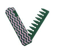 PartyKindom Peigne De Voyage Pliable Et Portable : Peigne De Poche À Dents Larges Pour Donner Du Volume Aux Racines Des Cheveux, Design Antistatique Pour Des Cheveux Lisses, Vert Foncé