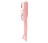 PartyKindom Peigne Démêlant avec Queue de Sirène Brosse Fine à Dents pour Massage Outil Coiffant pour Cheveux Secs et Mouillés Double Usage Coiffure et Détente