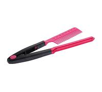PartyKindom peigne lisseur boucleur peigne de redressement fer à lisser peigne lisseur coiffant redresser le peigne brosse lissante peigne de coiffeur Plastique Couleur Aléatoire
