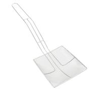 PartyKindom Pelle à Résidus D’huile Carrée en Acier Inoxydable 304, Passoire Multifonction Égouttoir Fin, Ustensile la Cuisine Inox Professionnel pour Friture et Filtration des Aliments,