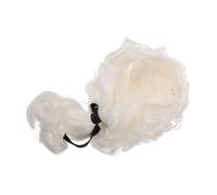 PartyKindom Perruque de Juge Ondulée pour Costume Halloween Perruque Noble Fibre Synthétique et Respirante Adaptée Homme et Femme Accessoire Cosplay Élégant