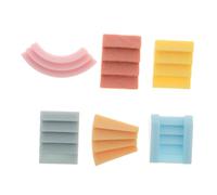 PartyKindom Pièces Miniature Stone Steps Resin Garden Decor Creative Faux Stone Steps for Micro Landscaping Bonsai Crafts and Zen Corner Decoration