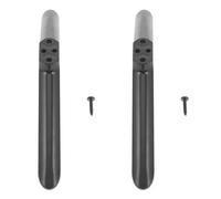 PartyKindom Pieds de Socle de Téléviseur Universels Noirs en Plastique avec Vis, Protection Antidérapante Stable, Support TV sur Pied pour Écrans de 40 Pouces, 1 Paire