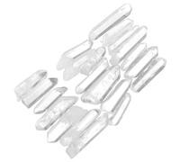 PartyKindom Pierre Décorative en Cristal Blanc 300g, Forme Hexagonale | Quartz Transparent, Modèle Unique Bohème, pour Bureau, Décoration Intérieure et Création Bijoux