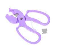 PartyKindom Pince À Poinçonner Les Fleurs Coupe-Tiges Nettoyeur De Tiges Ciseaux À Fleurs Ciseaux De Jardinage Pour Hommes Et Femmes Plastique Violet