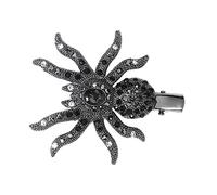 PartyKindom Pince Cheveux Araignée Halloween pour Fille Garçon Accessoire Coiffure Chic Cosplay Party Barrette Spider Hair Clip Épingle Unique pour Costume