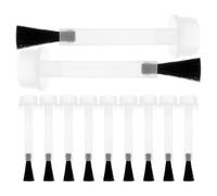 PartyKindom Pinceaux Applicateurs De Rechange Pour Bouteille De Vernis à Ongles 20pcs 11mm Petite Taille Poils Souples En Plastique Réutilisables Pour Salons Et Nail Shops Nail Art