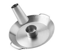 PartyKindom Plaque De Poulet Grillée Grille De Portable en Acier Barbecue Volaille Extérieure Poulet Servir Poêle À Poulet Grillades Intérieures Grille De Poulet Rôtissoire