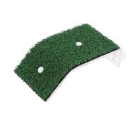 PartyKindom Plateforme de Séchage pour Tortue avec Rampe Antidérapante Décor Daquarium Herbe Synthétique Aire de pour Tortue Terrestre Installation Facile Terre Extérieur