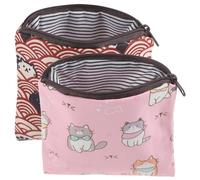 PartyKindom Pochette de Rangement pour Tampons Hygiéniques Portable en Polyester, 2 Pièces, Pratique et Résistante, pour Paquet à Main ou Présent pour Femmes