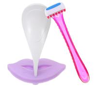 PartyKindom Pochoir pour Rasoir Féminin de Bikini, Outil de Découpe Précis Gabarits de Mise, Lame de Sécurité, pour Épilation Intime, Soins Personnels, Accessoire de Rasage Pratique, Lot 1