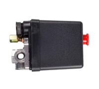 PartyKindom Pompe à Air Compresseur avec Interrupteur Automatique de Pression à Quatre Voies Modèle Vertical Accessoire Robuste et Portable pour Utilisation Domestique et Commerciale
