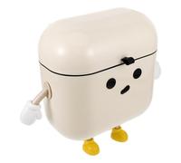 PartyKindom Poubelle Montée sur Porte en Plastique Beige Couvercle, Bac à Compost Pratique Cuisine, Petite Poubelle Suspendue pour Tri des Déchets Ménagers