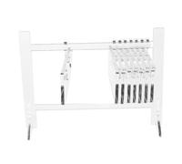 PartyKindom Présentoir Support pour Faux Cils Transparent en Acrylique 15x6x11 Cm, Organiseur de Rangement Compact Suspendu de Cintre, Accessoire de Maquillage pour Voyage et Usage Quotidien