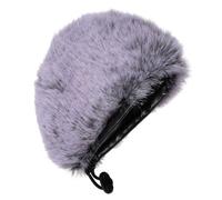 PartyKindom Protection Anti-vent pour Microphone Housse pour Micro Protection les Éléments du Bruit Tissu Épais Gris à Cordon pour Microphone, Sports et Scène