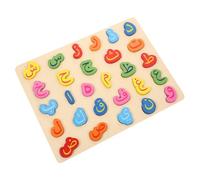 PartyKindom Puzzle Bois Éducatif Arabe pour Garçon Fille de Développement avec Alphabet et Chiffres pour Garçons et Filles pour Apprentissage Préscolaire