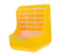 PartyKindom Rabbit Feeder avec Panier Alimentaire Profond pour Capacité et Surface Facile à Nettoyer Accessoire Alimentation Intérieur pour Animaux Petits