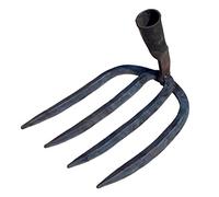 PartyKindom Râteau À Quatre Dents Râteau À Chaume Râteau À Gazon Tête De Tranchée Râteau De Jardin Bêche Râteau À Gravier Outils De Désherbage Cultivateur Jardinage Bordure De