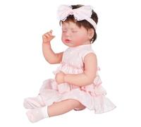 PartyKindom Reborn Doll Réaliste avec Membres Flexibles et Cheveux Doux pour Jeu Imitation Garçon Fille et Cadeau de Fête Couleur Aléatoire