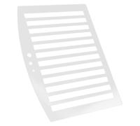 PartyKindom Règle en Plastique Légère Classe, Multifonction pour Dessiner des Lignes, Facile à Ranger, pour Étudiants et Garçon et Filles en Milieu Scolaire
