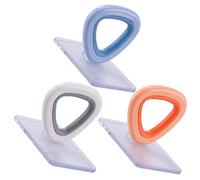 PartyKindom Rehausseur de Siège de Toilette 3pcs Autocollant en Plastique Poignée de Levage Pratique Protection Mains Propres pour Cuvette Wc