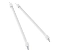 PartyKindom Remplacement De Chauffage - Tube Chauffant 2 Pièces Pour Radiateurs Électriques Chauffage Rapide Séchage De La Peinture Matériau Quartz Halogène