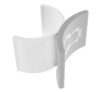 PartyKindom Repose-ongle Silicone Coussin Amovible Pour Poignet Et Coude Accessoire Blanc Repose-bras Pour Manucure Et Nail à Ongles Portable