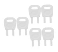 PartyKindom Rouleau De 6 Pièces Clé de boîte à mouchoirs Accessoire pour Distributeur de mouchoirs en Papier Serrure pour boîte de mouchoirs Papier Toilette clé du Distributeur Commercial