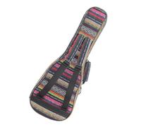 PartyKindom Sacoche Ukulélé Rembourrée Coton avec Bandoulière Double Protection Antichocs et Transport Facile pour Ukulélé Soprano et Concert