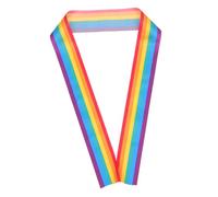 PartyKindom Sash de Fierté Arc Ciel Écharpe Colorée Accessoire Décoratif pour Événements LGBT Unisexe Parfait pour Parades