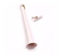 PartyKindom Saxophone de Poche Blanc Portable Fait Main 8 Trous en Plastique Léger pour Débutants et Musiciens en Déplacement