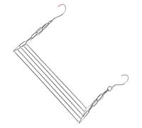 PartyKindom Séchoir à Chaussettes Et Chaussures INOX 40 Cm Support Polyvalent Balcon Acier Inoxydable Espace Compact Séchage Linge Extérieur Et Intérieur Rangement Pratique