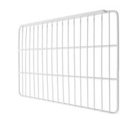 PartyKindom Séparateur Étagère de Congélateur Acier en Bac de Inoxydable Blanc Garde-corps Latéral Simple de Remplacement Facile à Installer Dortoir pour Frigo