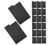 PartyKindom Séparateurs de Disques Vinyles Organisation sans Effort Noirs pour PP pour Rangement D'albums sur Étagères Lot de 20 Design Moderne et Collection