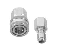 PartyKindom Set Adaptateurs pour Nettoyeur Haute Pression Acier Inoxydable Raccords Mâle-Femelle Robustes pour Connexions Sécurisées Kit de Coupleurs Express Polyvalents pour Nettoyage Haute