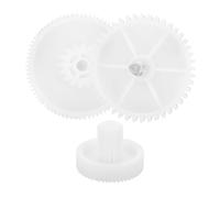PartyKindom Set de 1 Engrenage de Viande en Plastique Blanc pour Machine à Saucisse et à Viande, Pièces de Rechange Solide pour Broyage