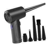 PartyKindom Souffleur Air Électrique Rechargeable Dépoussiéreur sans Fil Portable pour Ordinateur Clavier Voiture Et Endroits Difficiles Accès