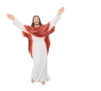 PartyKindom Statue de Pâques de pâques décoration intérieure Ornement Religieux chrétien Statue Religieuse Statue de Jésus décorations de carême catholique Christ résine