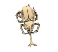 PartyKindom Statue en Laiton du Cabinet coléoptères dorés décoration décor Antique Ornement de scarabée bouda Decoration Interieure Insectes décor de Petit scarabée décor de scarabée en Laiton