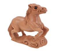 PartyKindom Statuette De Cheval Sculpture Animaux pour Décoration De Bureau Exposition Bibliothèque Figuration De Cheval Miniature