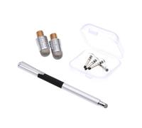 PartyKindom Stylet Capacitif Double-Face Argenté 5 Pièces avec Embouts de Remplacement en Métal pour Tablette et Smartphone, Stylo D'écriture Tactile Polyvalent et Précis