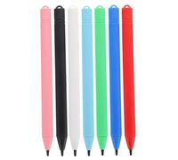 PartyKindom Stylet pour Tablette Graphique LCD 7 Pièces Stylo D'écriture Dessin pour Garçon Et Filles Et Adultes Compatible LCD Couleurs Variées Noir Rouge Bleu Vert Blanc Rose Bleu Clair