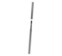 PartyKindom Stylo léger de la tête ronde noire art brosse à ongles vernis à gel Clous brosse à vernis à ongles brosses à ongles professionnelles pinceau à pigments tube en aluminium