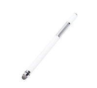 PartyKindom Stylo Tactile Capacitif Métallique Double Stylo Écran Tactile pour Téléphones Et Tablettes Blanc pour Prendre des Notes Et Dessiner