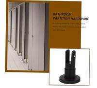 PartyKindom Support Cloison Toilette Acier Inoxydable Réglable Pied Robuste à Eau pour Cloisons Accessoires Quincaillerie pour Toilettes Publiques Base Stable et Installation Facile