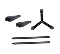 PartyKindom Support de Carte Graphique RGB en Alliage D'aluminium et Abs, Support Gpu Modulaire Forte Capacité de Charge pour Refroidisseur Liquide et Boîtier PC Gamer