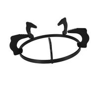 PartyKindom Support de Cuisinière Fonte Antidérapant pour Wok Support Rectangulaire Durable pour à Gaz pour Cuisine Intérieure et Barbecue Extérieur