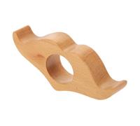 PartyKindom Support de Page en Bois de Hêtre 8,5x3,5x1,5 Cm, Porte-pages à Empreintes Multifonction, Petit Repose-pouce pour Lecture, Écarteur de Pages Pratique et Portable pour Amateurs